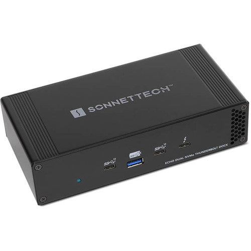Sonnet Echo Thunderbolt 3 Dock with two slots for M.2 NVMe SSD Sonnet Echo Thunderbolt 3 Dock with two slots for M.2 NVMe SSD